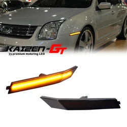 Amber / White LED Car Front Bumper Side Marker Turn Signal Lights Parking Lights For Ford Fusion & For Mercury Milan 2006-2009