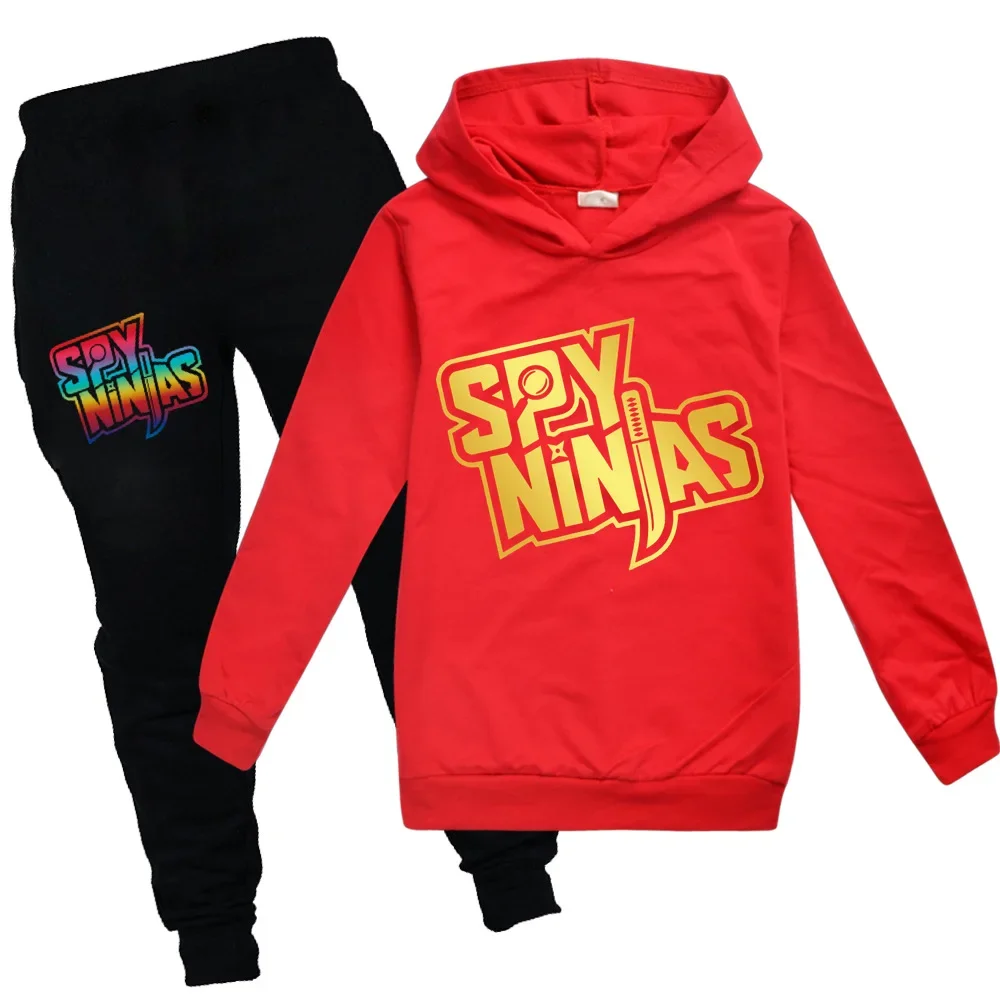 

Kids SPY NINJAS Sweatshirt Pants Suit Children Sweatshirts Hoodies Boys Girls Beautiful Sportswear Pullover Hoodie Birthday Gift