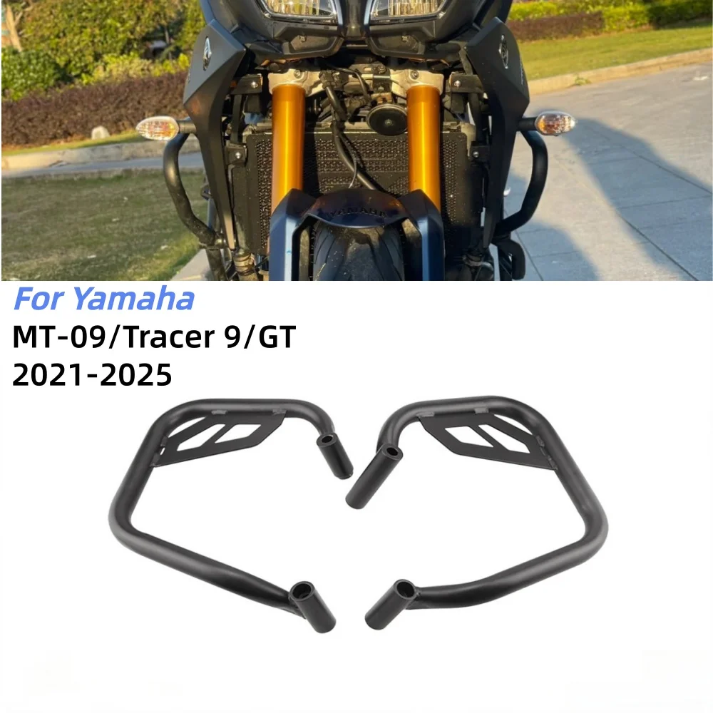 For YAMAHA MT09 MT-09 MT 09 TRACER 9 9GT 2021-2025 Motorcycle Engine Guard Crash Bars Stunt Cage Fairing Frame Protector Bumper