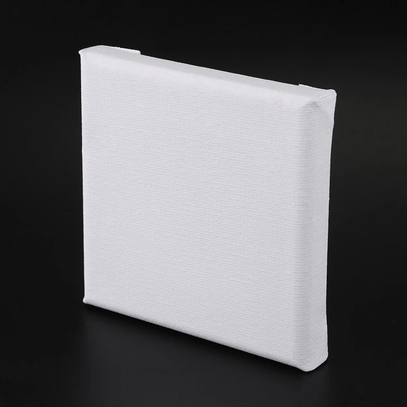 40Pcs White Blank Art Boards Mini Stretched Artist Canvas Art Board Acrylic Oil Paint Wood+Cotton For Artwork Painting