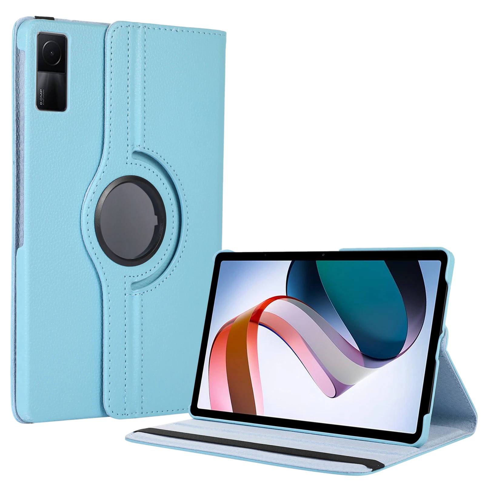PUTPDB 360 Grad drehbare Hülle für Xiaomi RedMi Pad SE 11"8,7"10,61"12,1 PU-Leder Tablet-Abdeckung Mipad 5 6 11 6S Pro 12,4 Ständerhalter 8