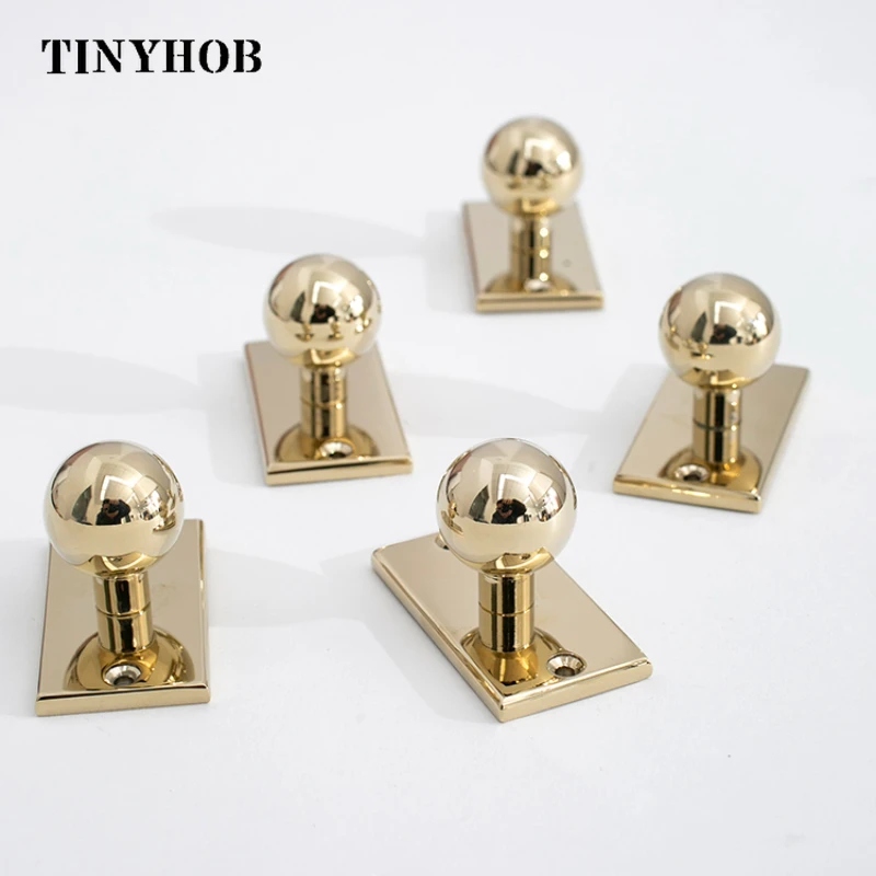 Gold Round Ball Handle Cupboard with Screws Handles for Furniture DropShipping Available/ Shoe Cabinets Surface Mounted Handle