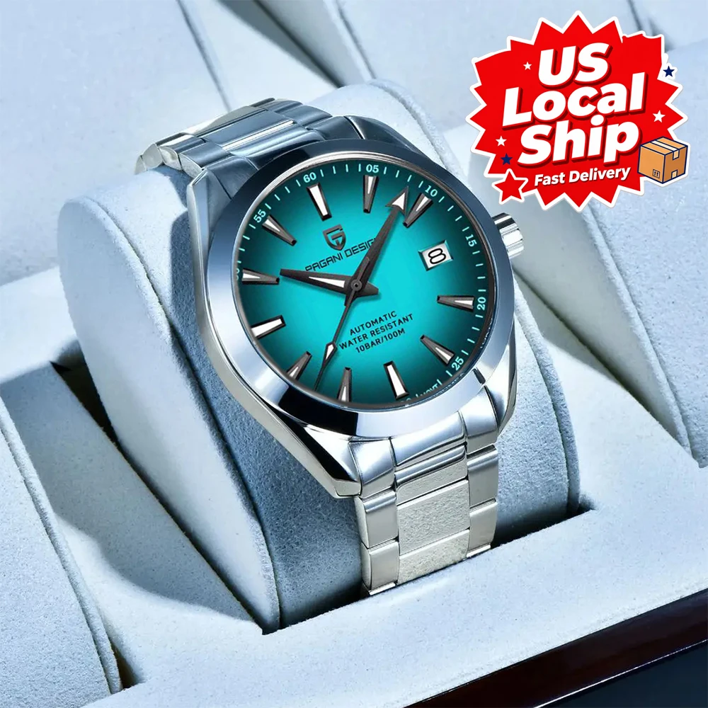 PAGANI DESIGN A150 V2 40MM Luxury Men Sports Watch Sapphire Glass Luminous Stainless Steel Automatic Mechanical Watches for Men