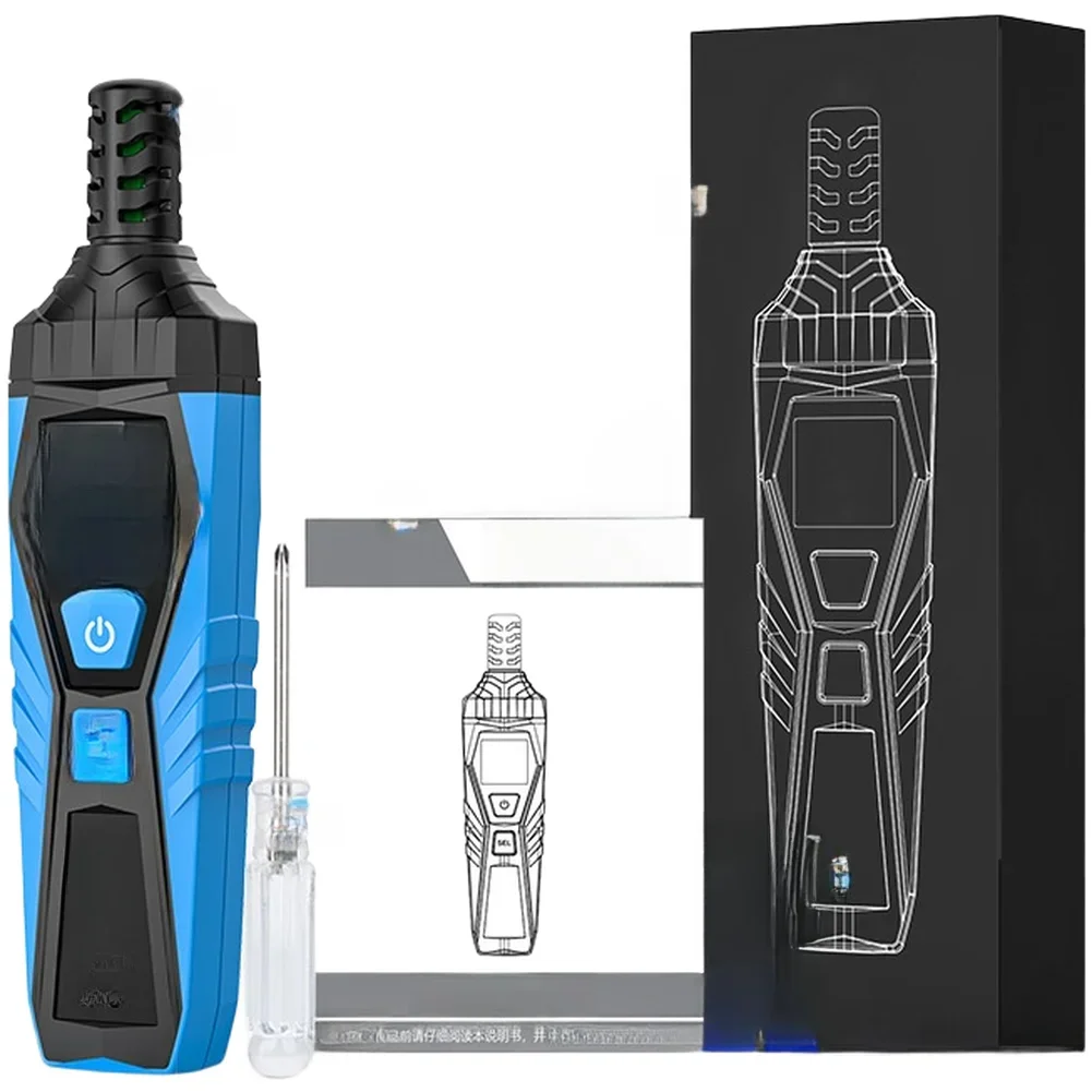 Digital Hygrometer TH10 High Accuracy Handheld Temperature-Humidity Meter With LCD Display For Indoor Environmental Monitoring