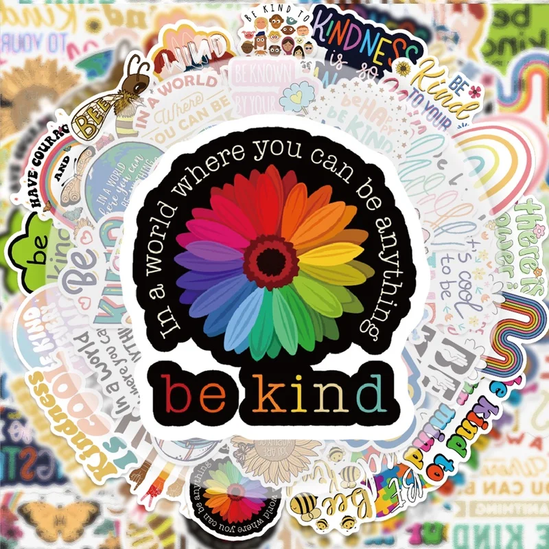 50 Friendly Psychology Stickers, Vibrant Sticker Decals, Suitable for Water Bottles, Laptops, Phone Cases, Suitcases, Skateboards, Guitars, Gift Boxes, Party Decorations