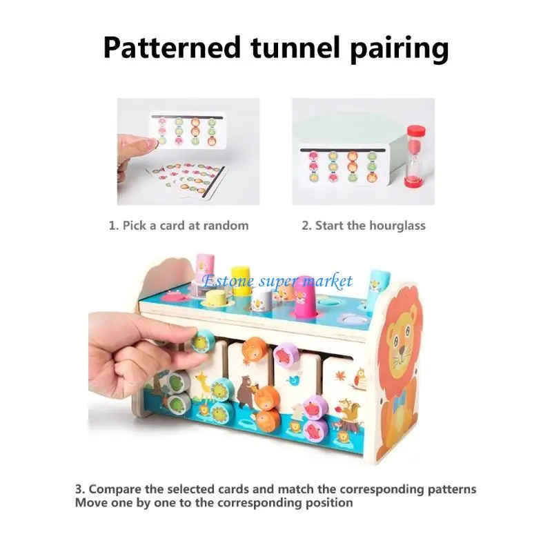 090B Hammering Toy for w/ Color Sort Recognition Wrack-A-Mole Game Parent-Children To