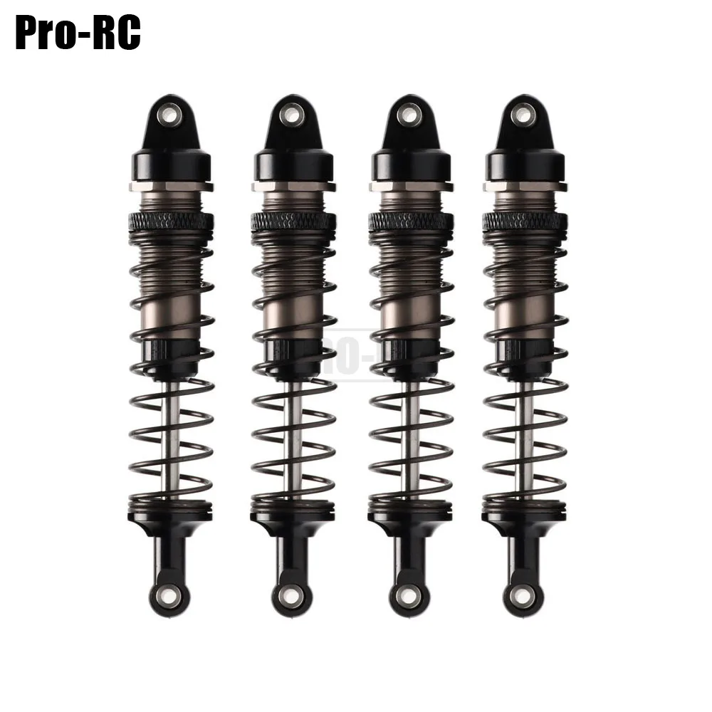 

4Pcs Aluminum Alloy 101-86mm Shock Absorber Oil Damper 108169 for RC Car 1/10 1/8 HPI SAVAGE XS SS STD XS Flux Upgrade Parts