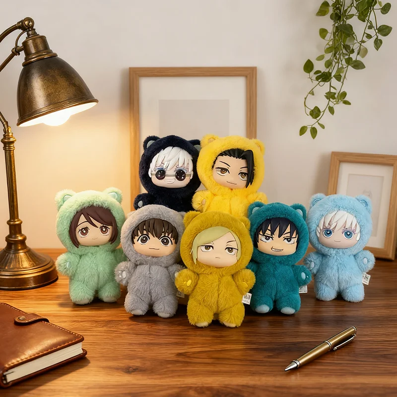 CALDO Genuino Kawaii Jujutsu Kaisen 2 Orecchio di Gatto Peluche Serie Cieco Scatola Mistero Anime Decorazione Della Stanza Giocattolo Raccogliere Regalo Festviale