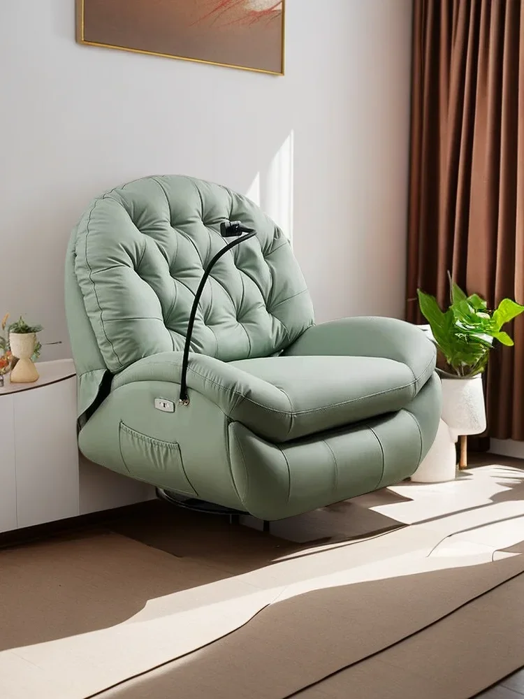 Lounge Sofa Chair Single Electric Living Room Rocking Recliner First Class Space Massage Armchair Leisure