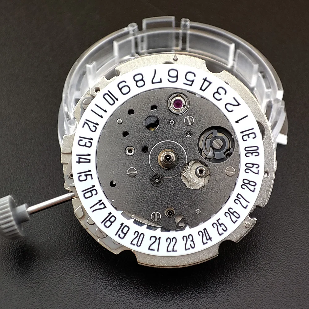حركة Miyota8215 موضع الساعة 6 حركة ميكانيكية أصلية عجلة التاريخ الأبيض حركة أوتوماتيكية ذاتية الملء عالية الدقة #6