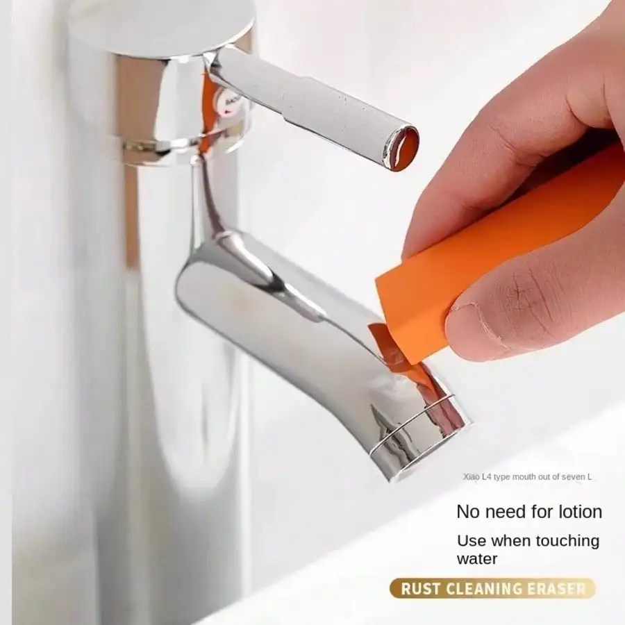 

10 pcs Limescale Eraser Brush, Stainless Steel Rust Remover for Kitchen Faucet, Household Cleaning Tool, Easy Scale Brush