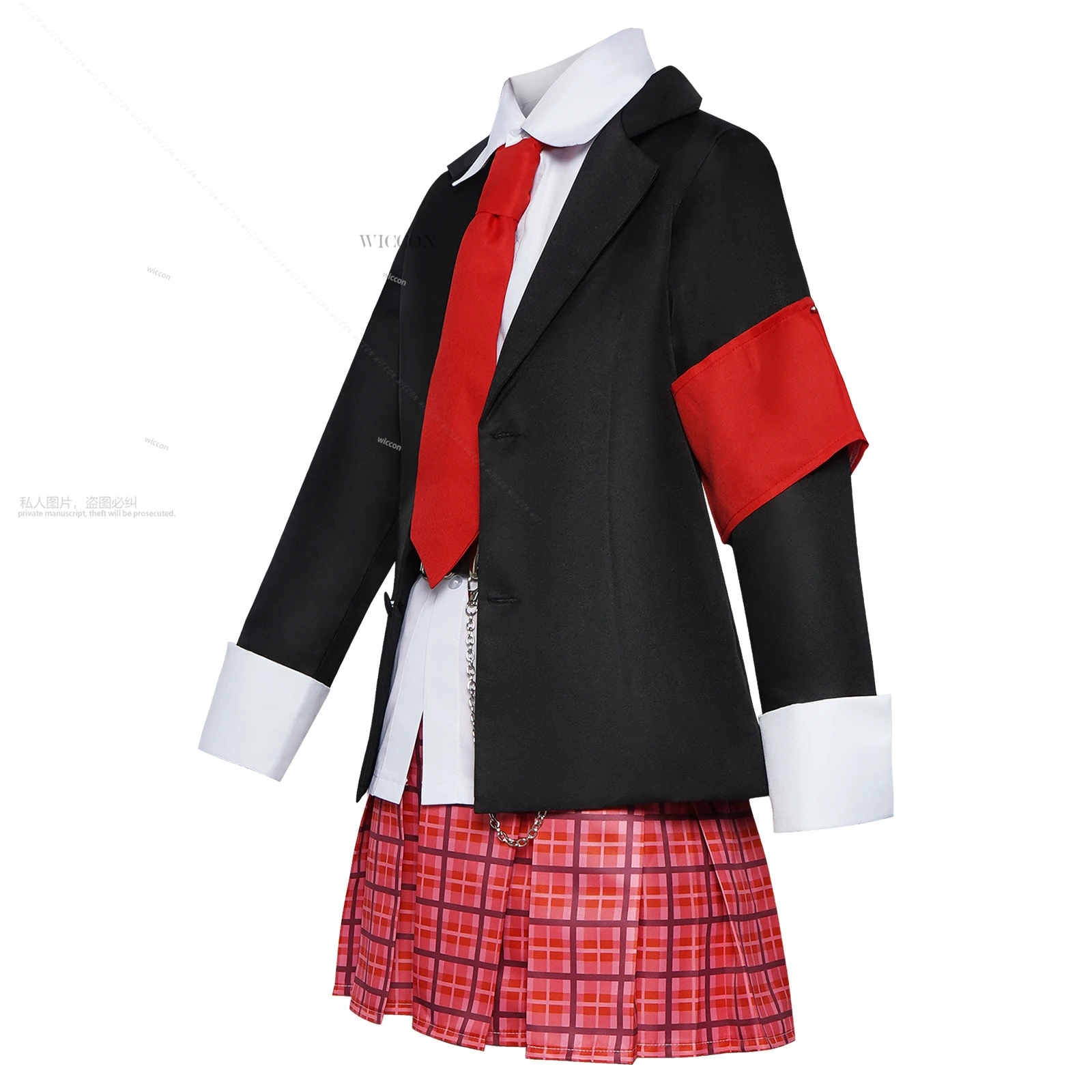 Hinamori Amu School Uniform Cosplay Kostuum Full Set Pruik Bad Egg Super Cool Student Voogd Vrouw Halloween Kerstpak