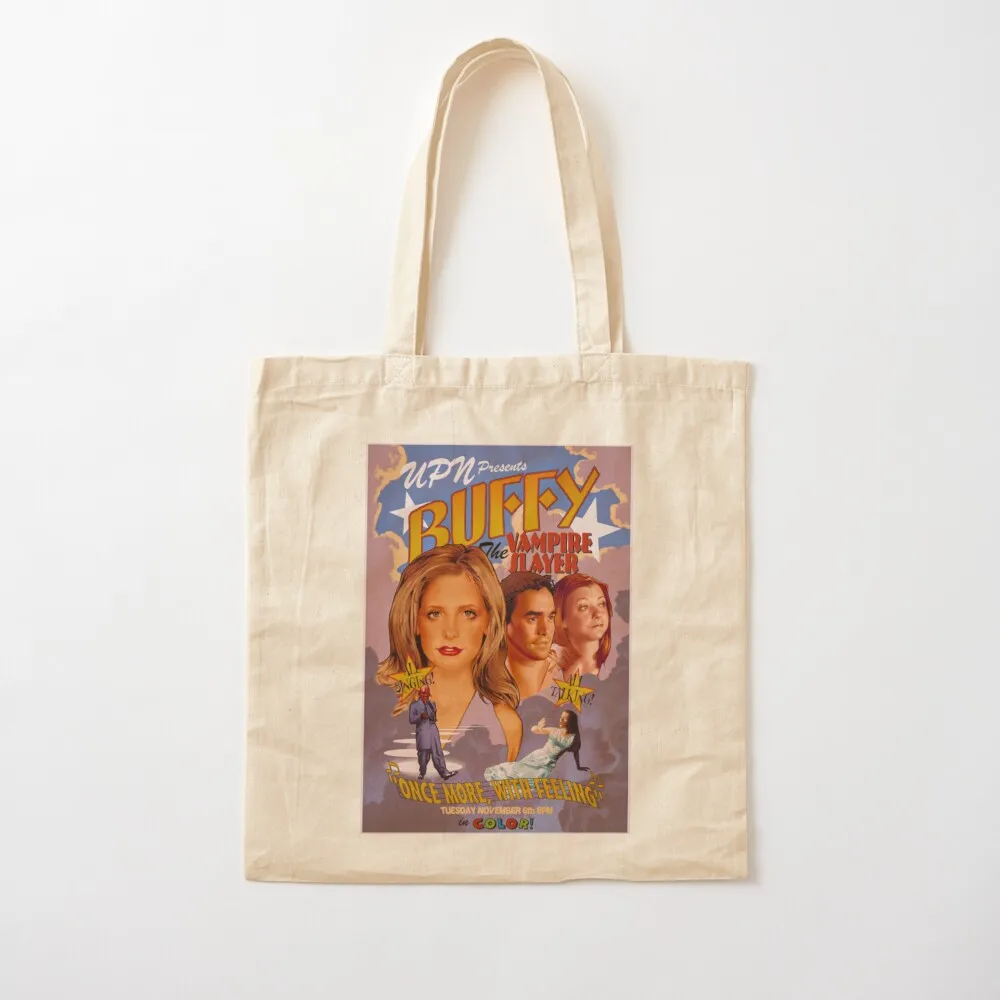 

Buffy: Once More With Feeling [Rectangle] Tote Bag Candy bags hand bags Canvas Tote Bag