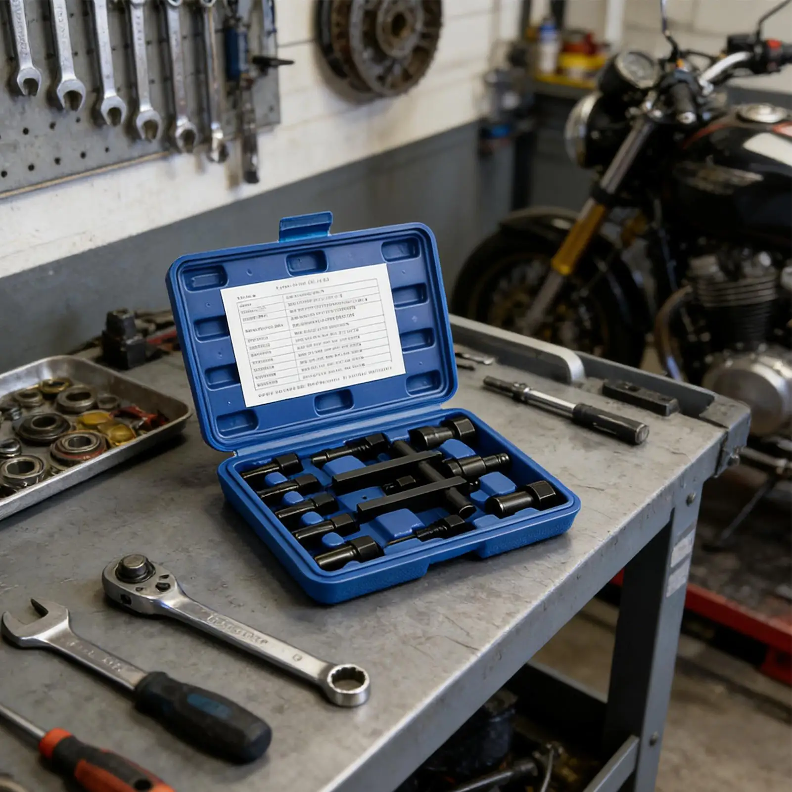 

Съемник внутренних подшипников для мотоциклов, сверхмощный, с точной регулировкой, с нескользящей рукояткой, набор инструментов для снятия подшипников колес мотоциклов для энтузиастов