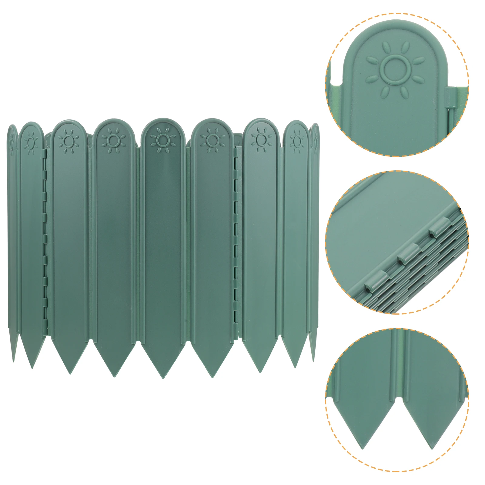 

Plastic Garden Border Edging Lawn Yard for Dogs Reusable Outdoor Panels Small Courtyard Edging Landscape Balcony Dog