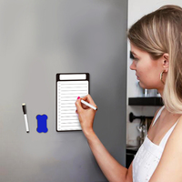Multi Piece Magnetic Pet Memo Message Notepads For Refrigerator Grocery List Whiteboard With Pen For The Fridges Small Shopping