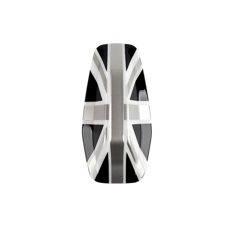 Union Jack Auto Dach Antenne Abdeckung Aufkleber Außen ABS Trim Für Mini Cooper Countryman U25 2024 2025 Dekoration Zubehör