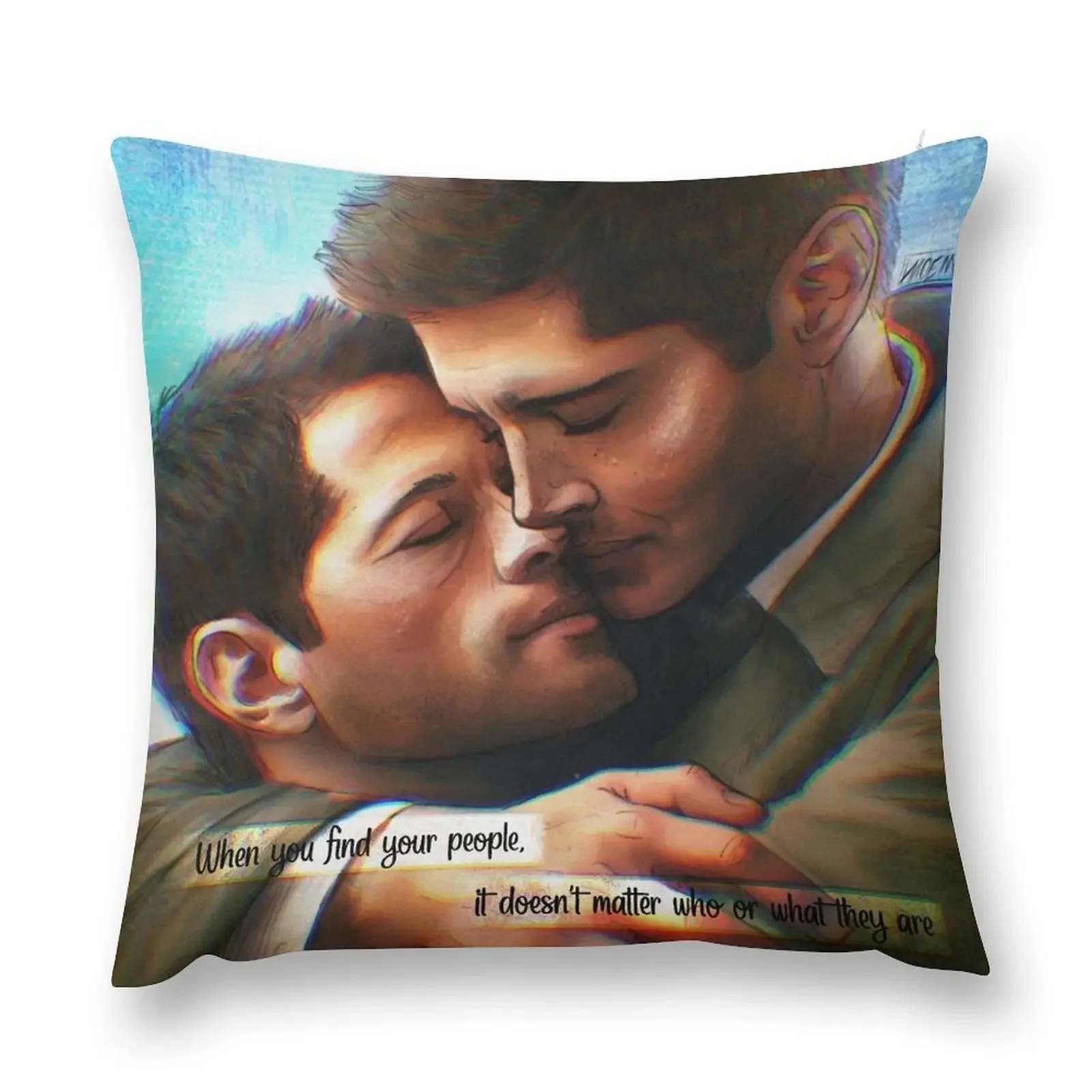 Destiel confession Throw Pillow Marble Cushion Cover luxury throw pillow covers pillow