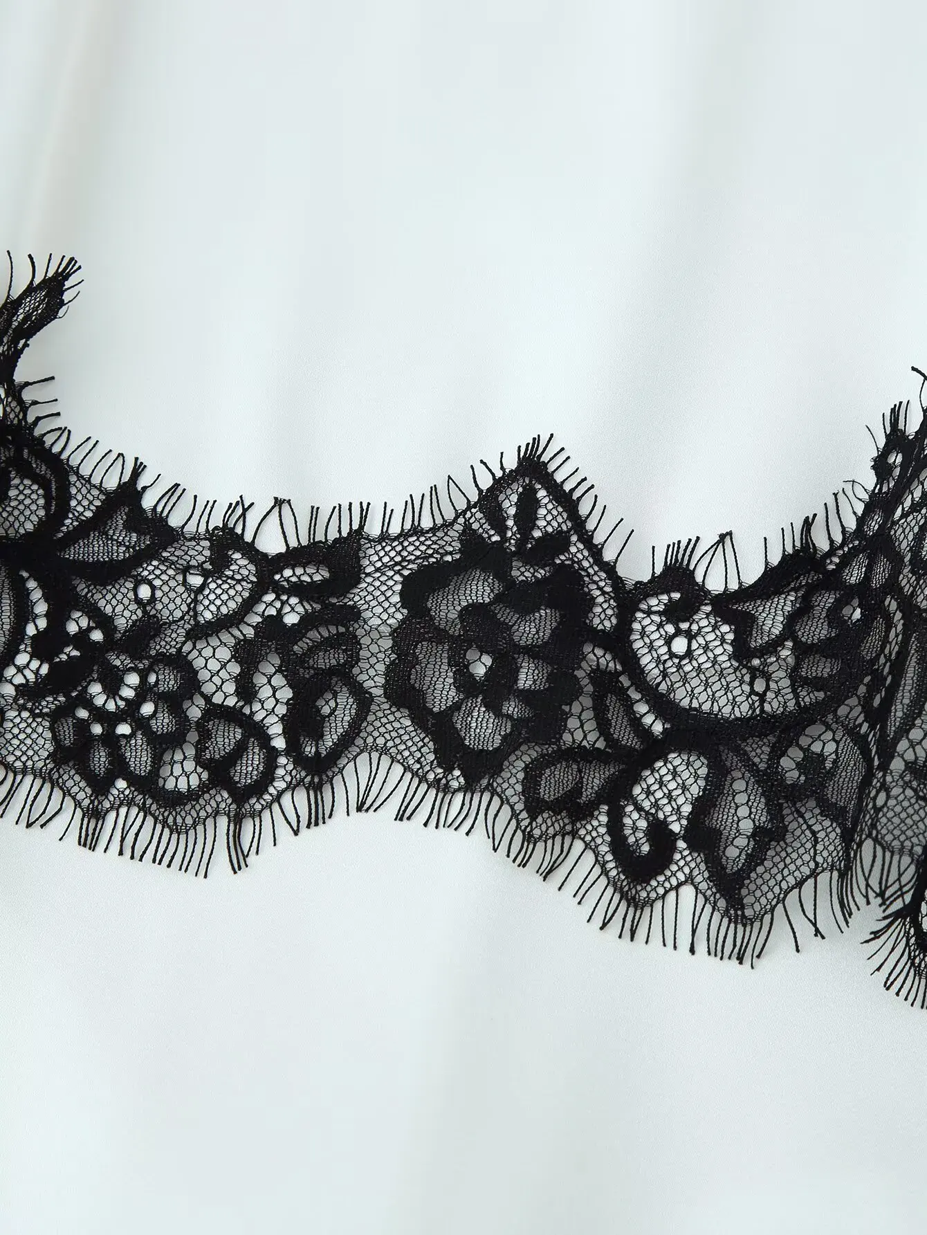 Damen Casual Spitzen-Patchwork-Oberteil mit Schnürung, Taillierte Bluse, Neue Elegante Frühlings-Blusen für Damen in Unifarben ﻿ – Detail 15