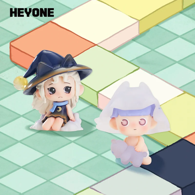 Heyone Black Play Mini Lost Time Town Series صندوق أعمى لطيف الحبوب 2025 هدية يدوية عصرية جديدة