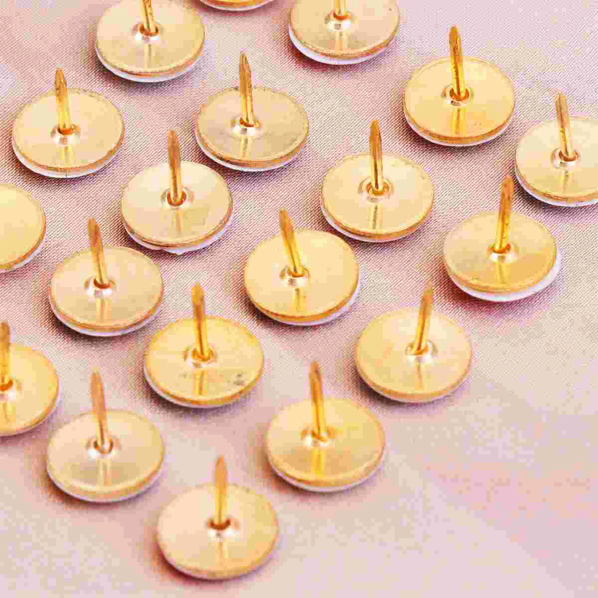 100 Pcs Creative Thumbtack Round Head Pushpins Decorative Drawing Map Hobnail Ornament