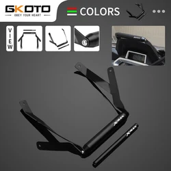 Motorcycle CNC Phone Holder Stand GPS Navigation Plate Bracket For YAMAHA XMAX300 X-MAX 300 XMAX 250 300 2023