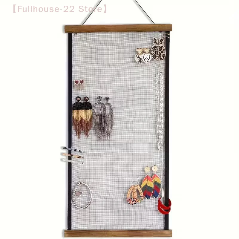 

【MAX-22】DIY Earring Storage Wall Rack - Pendant, Earring And Necklace Hanging Jewelry Display Stand Jewelry Organizer