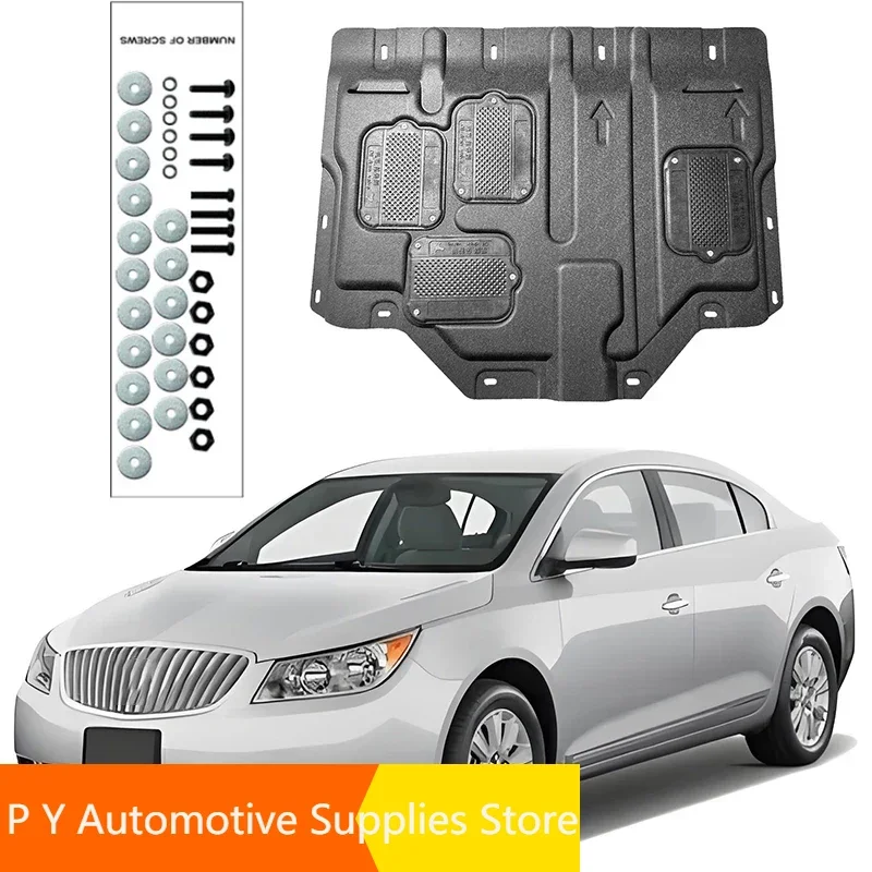 For Buick Lacrosse 2009-2015 2.0L Engine Guard Board Splash Shield Mud Fender Plate Cover Black Car Mudflap Mudapron Mudguard