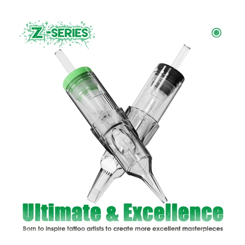 Dragonhawk Z Series 50 Uds. Cartucho de aguja de tatuaje RL/RS/RM de tamaño mixto para máquina de tatuaje rotativa Universal accesorios de tatuaje