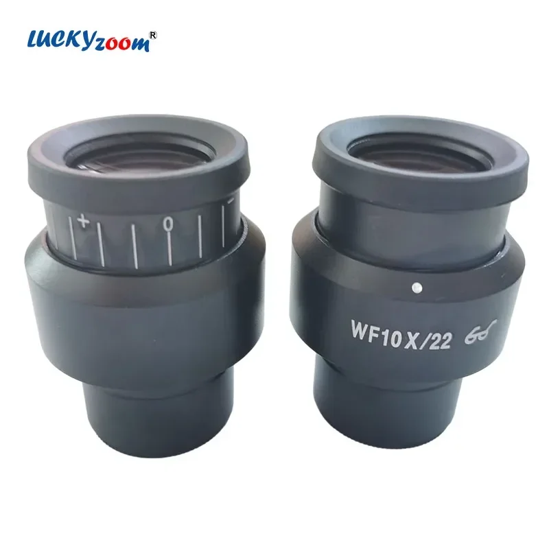 2pcs Adjustable 10X Microscope Eyepiece Scale Widefield Reticle Ocular For Trinocular Stereo Microscopio Measurement Calibration