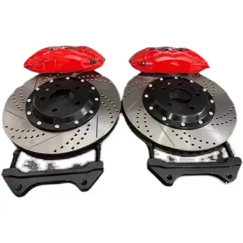 330mm 365mm 380mm 디스크 4 포트 레이싱 수정 브레이크 캘리퍼스 키트 18 인치 AMG4 업그레이드 자동차 브레이크 벤츠 GLE GLC W167