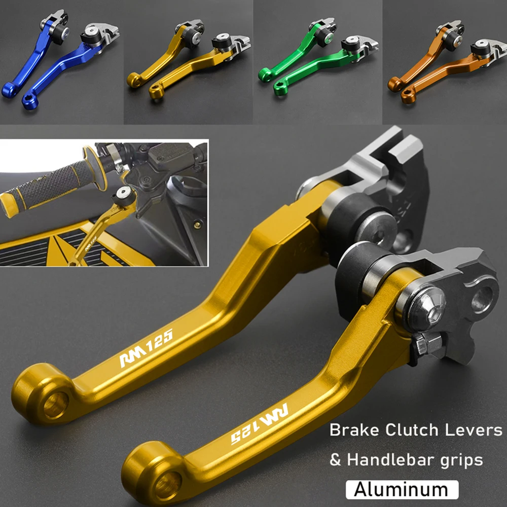 

RM 125 Motorcycle CNC Pivot Clutch Brake Levers Dirt Bike Lever FOR SUZUKI RM125 RM 125 1996 1997 1998 1999 2000 2001 2002 2003