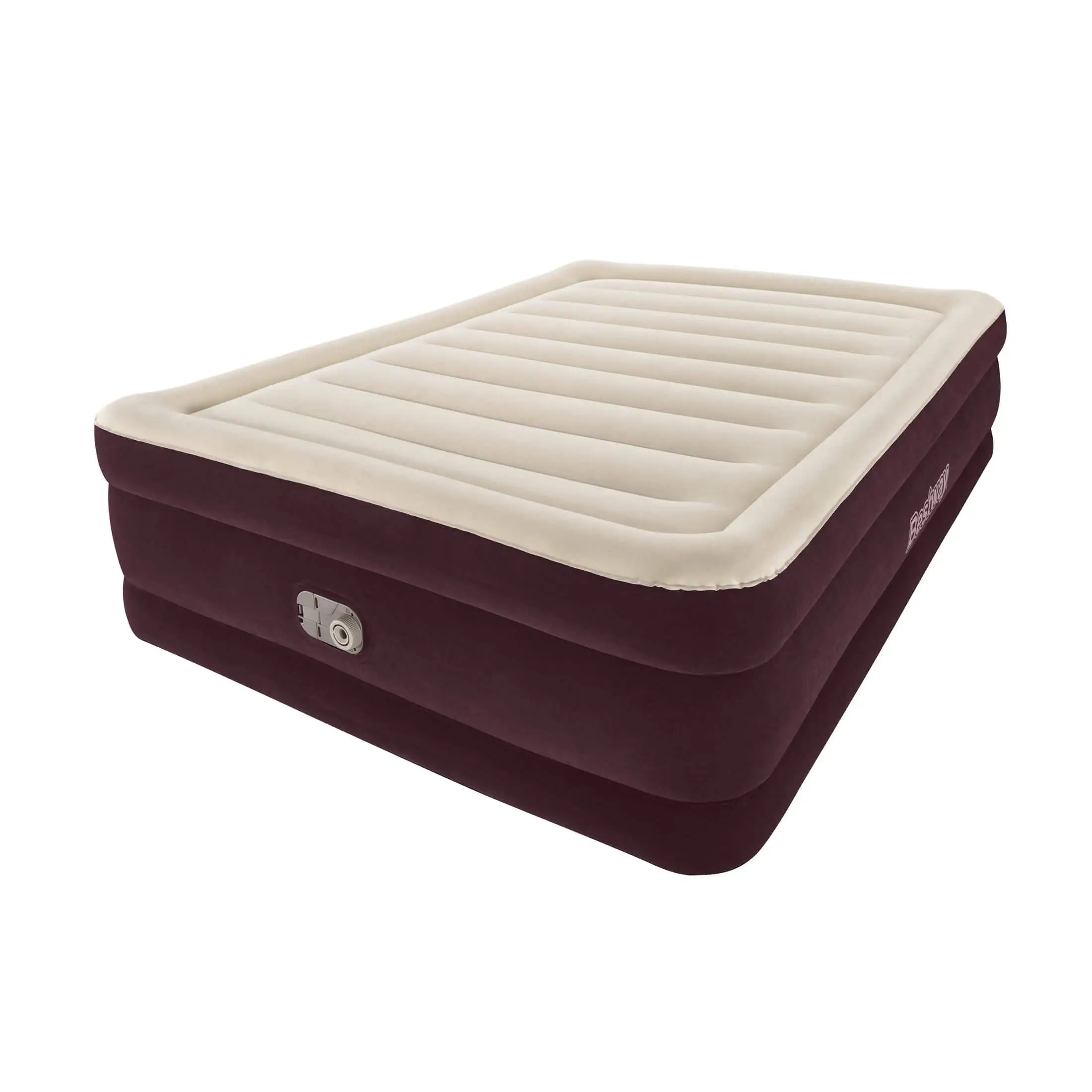 

Maroon SleepSupport Premium Air Mattress Queen 20” with Built-in AC Pump