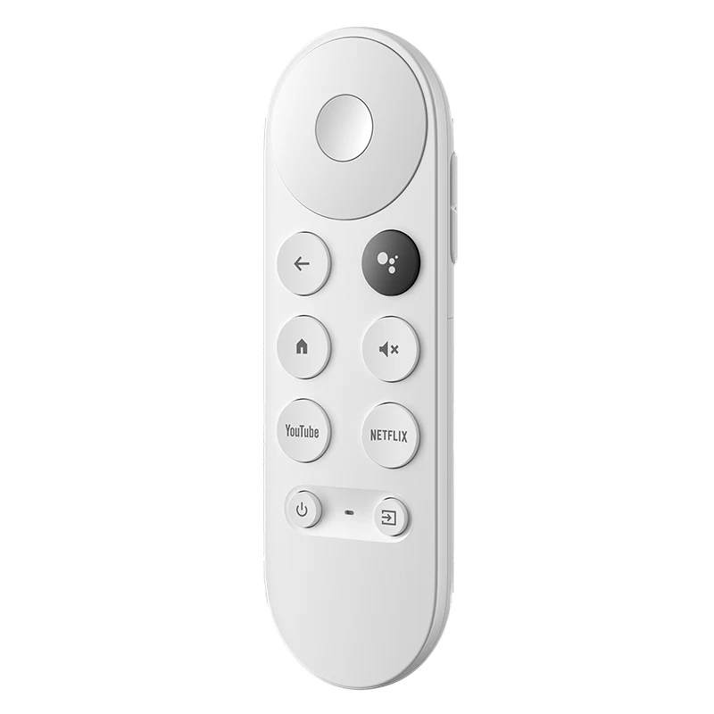 New Bluetooth Voice Remote Control For Google 2020 Chromecast With Google TV 4K Snow G9N9N With Silicone Case