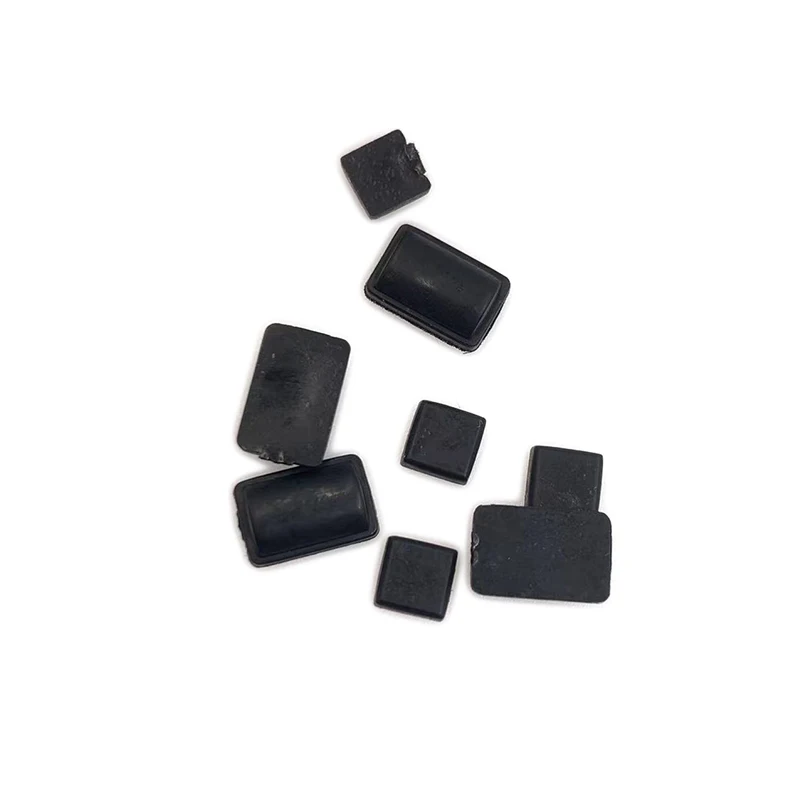 وسادة مطاطية مانعة للإنزلاق لوحدة تحكم نينتند وي ، سدادات الغبار ، غطاء قدم ملولب ، قطع غيار