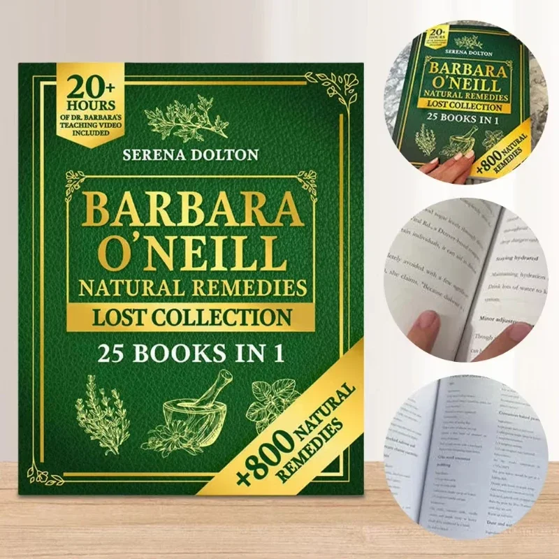 6025 العلاجات العشبية المفقودة مجموعة كتاب وصفة الشفاء الذاتي مجموعة كاملة سرية لاكتشاف الرفاهية والخالية من السامة