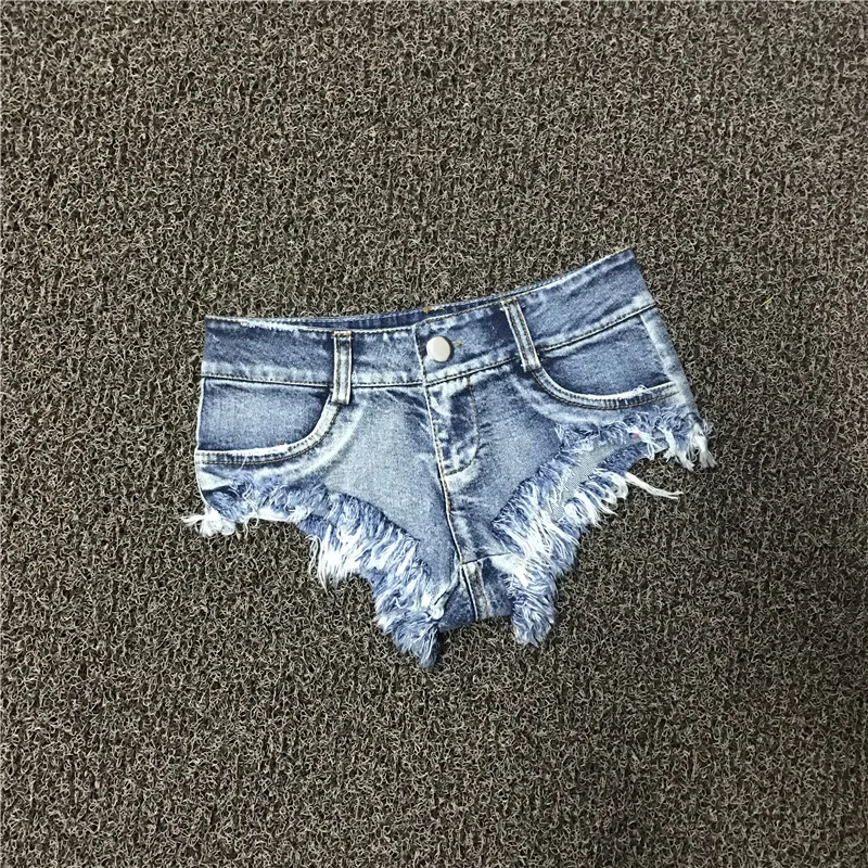 Sexy Women Tassel Low Rise Waist Hot Short Sexy Denim Booty Sexy Jeans Shorts Vintage Cute Micro Mini Short Club Wear Fashion