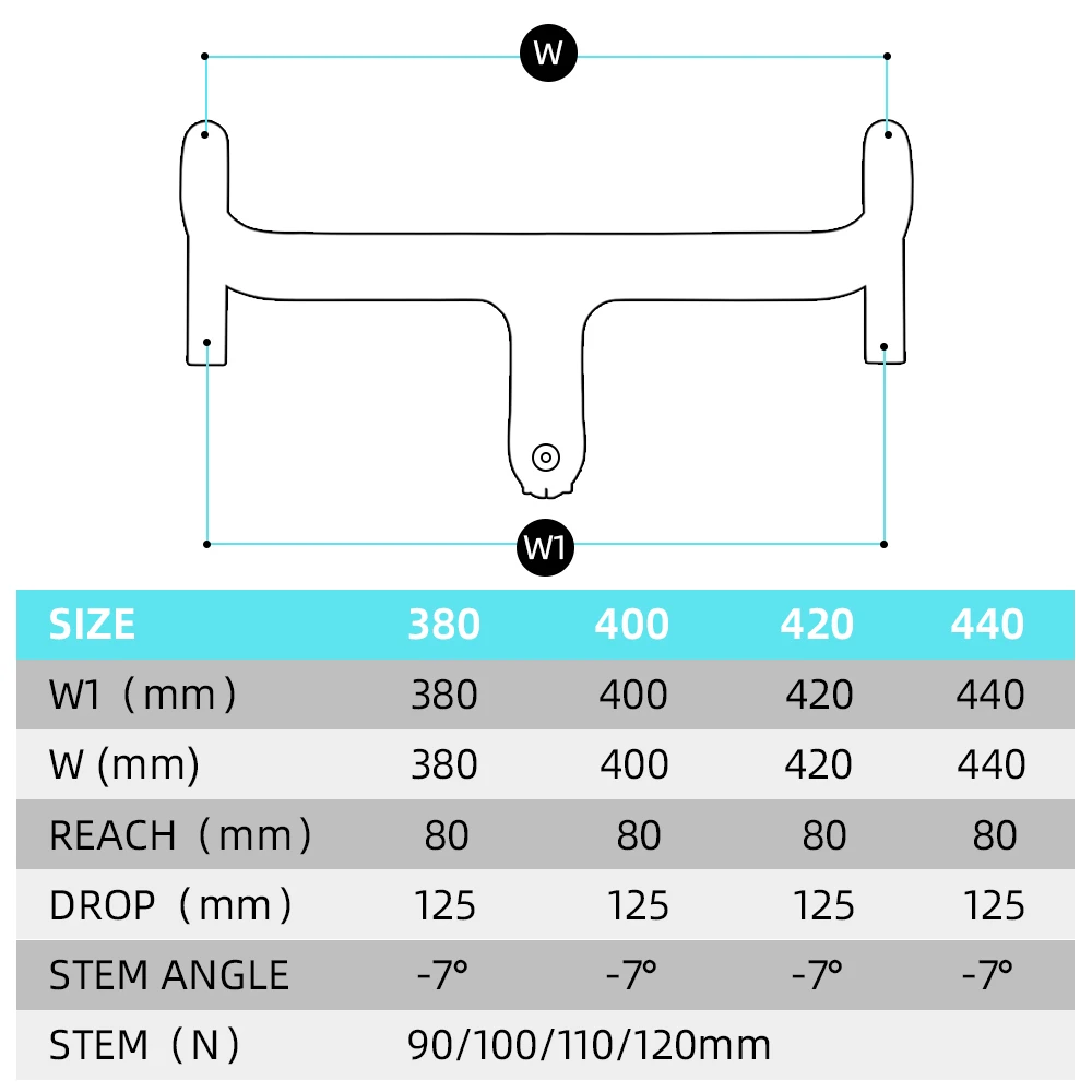 RYET Road Integrated Handlebar Full Inner Cable Handlebar 28.6mm Carbon Handlebars For Road Racing Bicycles Cycling Accessories