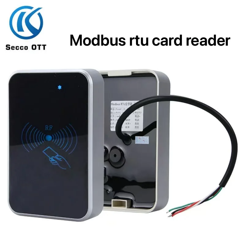 

Waterproof Modbus RTU RF card reader RS485 card reader ID card reader IC card reader PLC industrial card reader NFC card reader