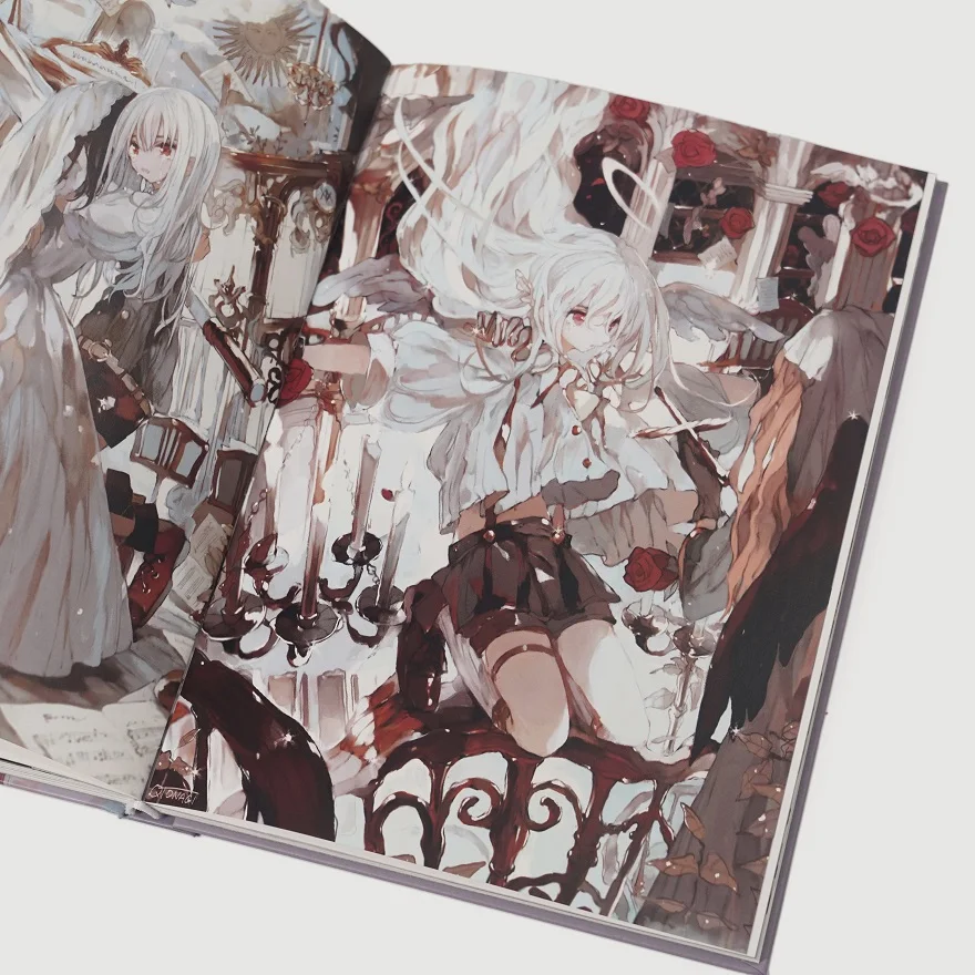 مصور الحر الياباني متعدد الألعاب مجموعة Jiudu Nagi الأولى الشخصية في الصين، كتاب ألعاب فتاة الخيال الديناميكي #4