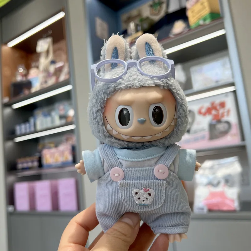 

17Cm Labubu Labubu Macron Vinyl Blind Box Pendant Clothes For Keychain Baby Clothes For Girls GiftGift