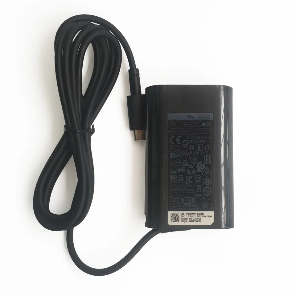 DELL XPS 12 9Q23 ACアダプター付き Amazon.com: HSXIRQA 65W USB C Charger Compatible with Dell Xps 12