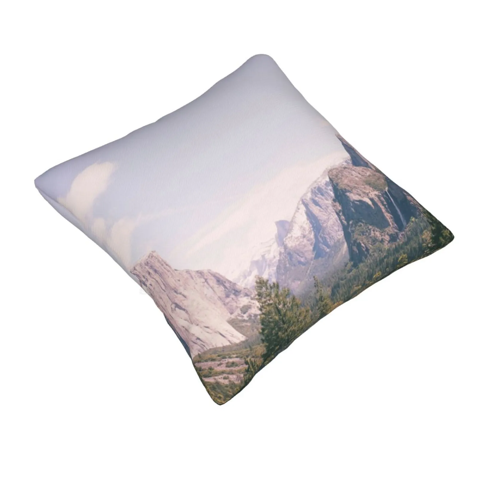 Yosemite Beauty Pillows Case Bedroom Home Decoration California Pacific Coast Road Trip Vintage Film Rocks Forest Tree Sequoia