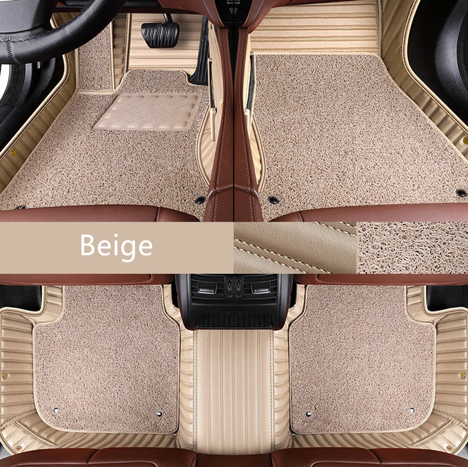 Custom special car floor mats for Toyota RAV4 2026 top quality rugs durable double layers carpets for RAV4