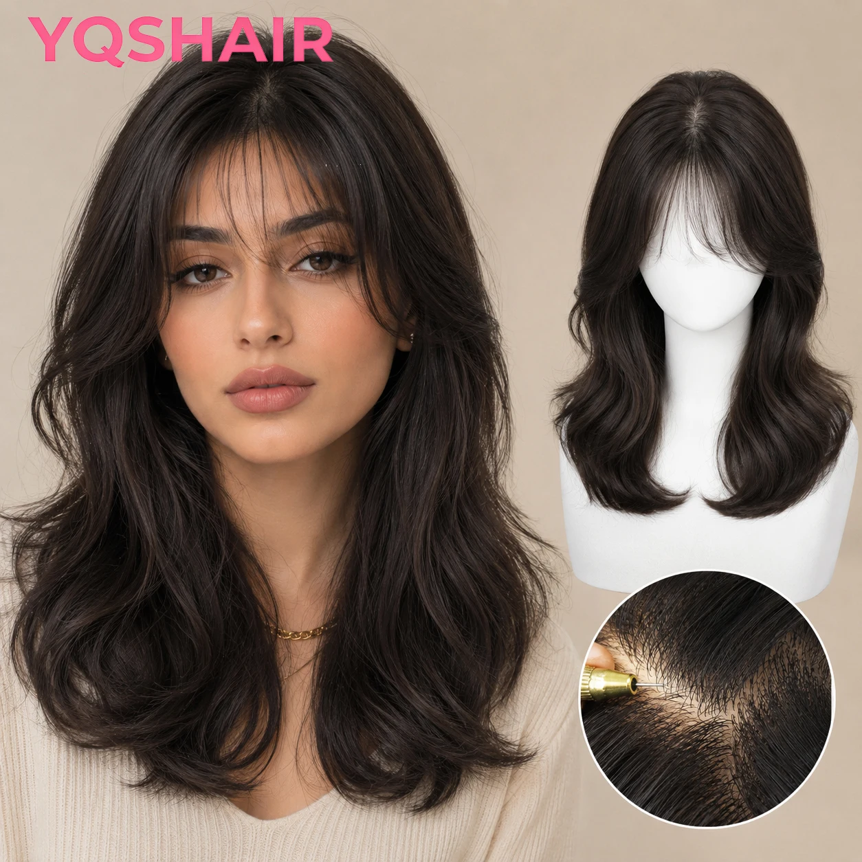 

Glueless Wigs 100% Human Hair Silk Top Base Wigs Brazilian Bleached Knots Glueless Full Lace Ponytail Raw Human Hair Jewish Wig