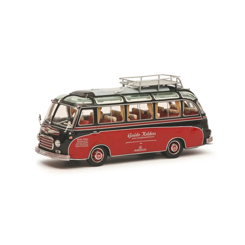 Schuco 1:43 Scale Diecast Alloy Setra S6 Braun/rot Bus Toys Cars Model Classics Adult Collectible Souvenir Gifts Static Display