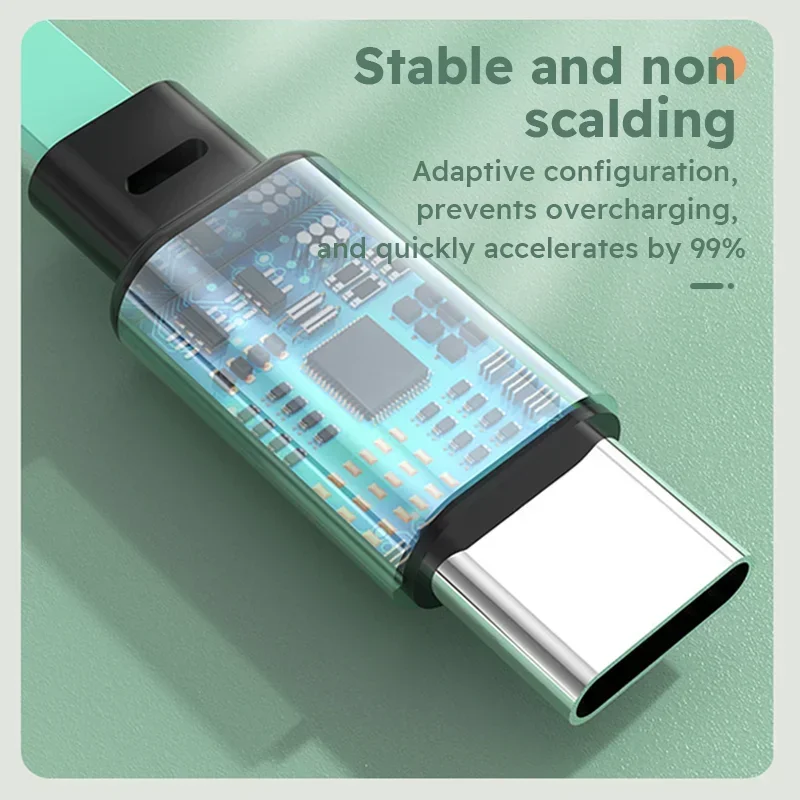 3-in-1 Retractable Fast-Charging Cable: 1-to-3 Type-C/Android/Apple Combo Charging Cable, Multi-Port Universal