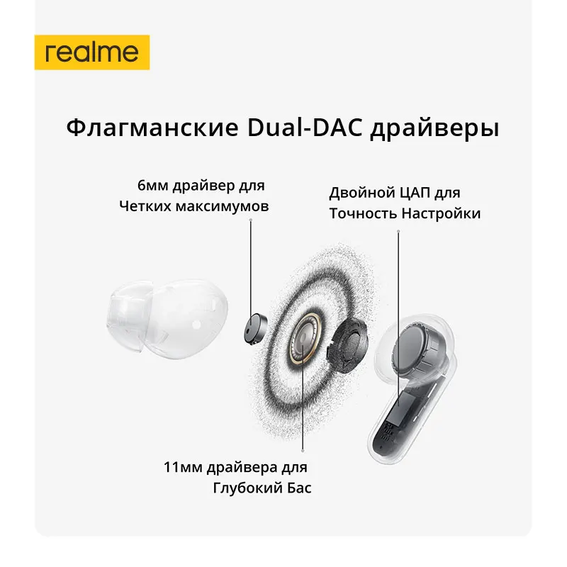 글로벌 버전 TWS 이어폰 realme Buds Air8 Pro 55dB 초강력 소음 제거 LHDC 5.0 블루투스 6.1