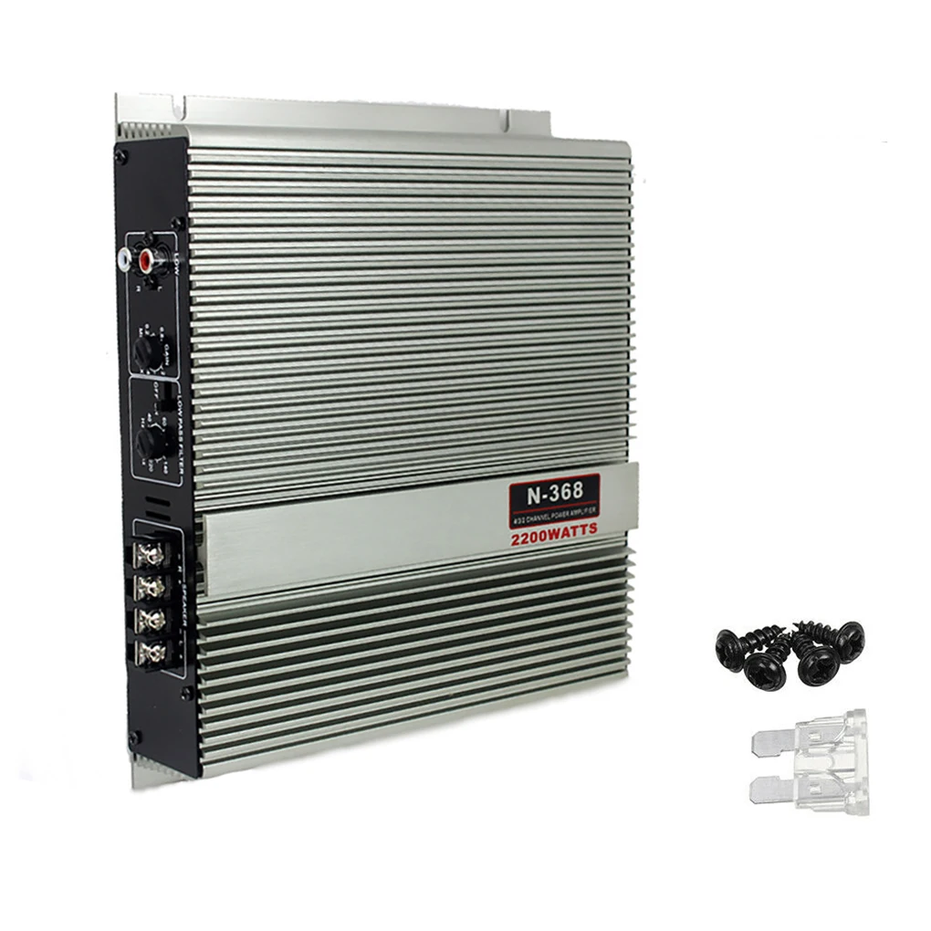 

2000W 12V 2 Channel Car Amplifier Short Circuit Protection Stereo Power Amp Audio Sub Woofer Interior Sound Amplifiers