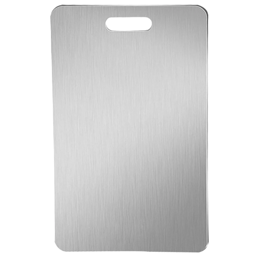 

Stainless Steel Cutting Board Boards Kitchen Chopping Stand for Countertop Household Home Cooking Meat Tool Barbecue Child